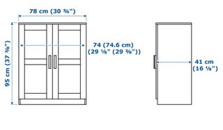 Mueble blanco Ikea Brimnes