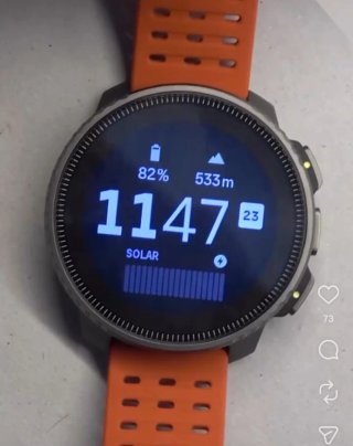 Suunto Vertical Solar Titanium Naranja ( Canyon )
