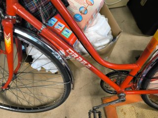 Bicicleta de adulto roja orbea