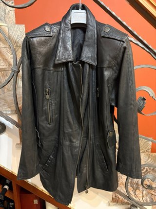 Giacca donna in vera pelle vissuta morbida vintage