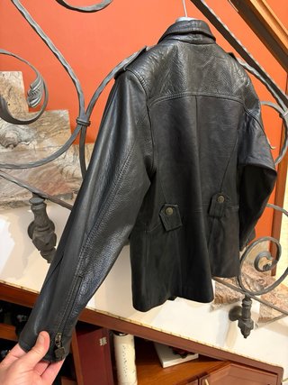 Giacca donna in vera pelle vissuta morbida vintage