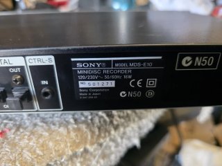 Sony MDS-E10 Minidisc Profesional