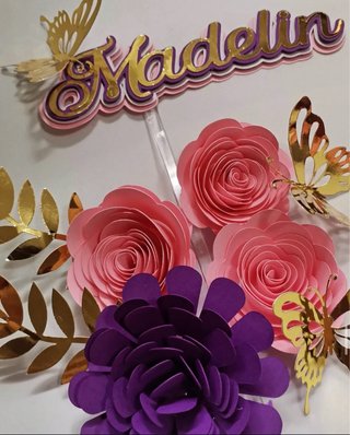 Topper para pastel *personalizado *tematica
