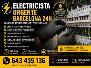 Reparaciones urgentes en Barcelona