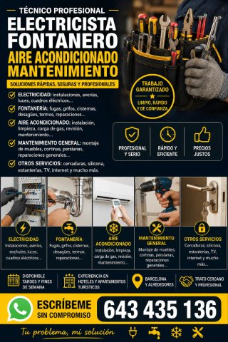 Reparaciones urgentes en Barcelona
