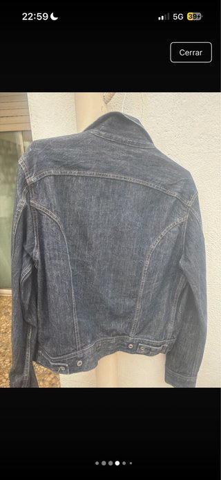 Cazadora tejana Diesel azul mujer