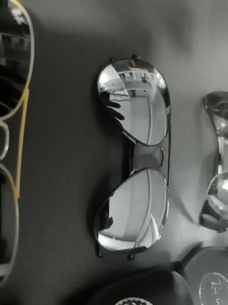 Lote Gafas Ray-Ban Negro y Dorado