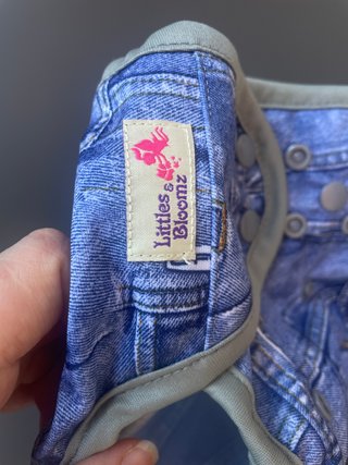 Pañal de tela diseño vaquero