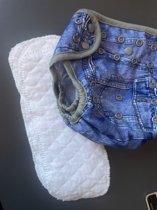 Pañal de tela diseño vaquero