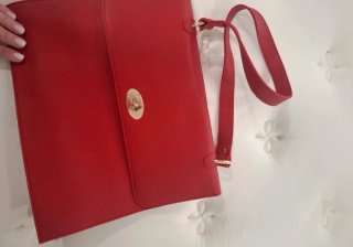 Bolso de mujer rojo 33x28