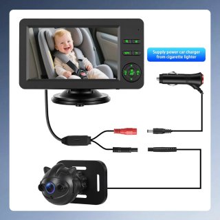 Cámara Bebé Coche con Monitor 4.3