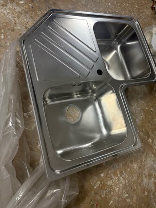 Fregadero esquinero nuevo