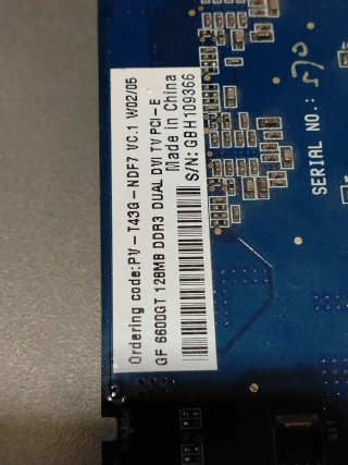 Tarjeta Gráfica NFC NVIDIA GeoForce 6600 GT