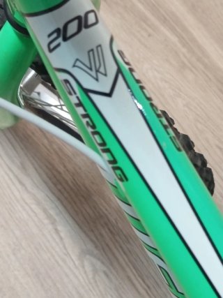 Bicicleta infantil verde 20 pulgadas