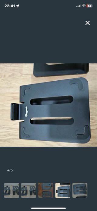 Soportes Mesa Altavoces Negro marca STAGEEK