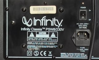 Subwoofer Infinity Activo 300 watt