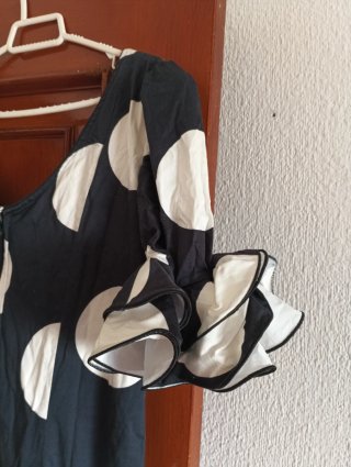 Traje de flamenca lunares
