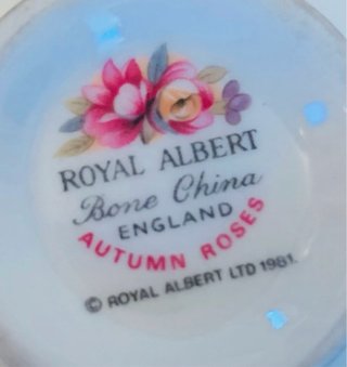 Taza de porcelana  Royal Albert porcelana floral