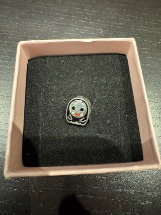 Charm Pandora Plata y Rojo
