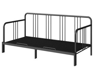 Sofá cama Fyresdal de Ikea en negro metalizado