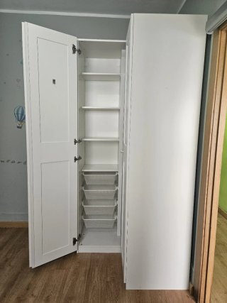 Armario Esquinero Pax/Grimo Ikea Blanco