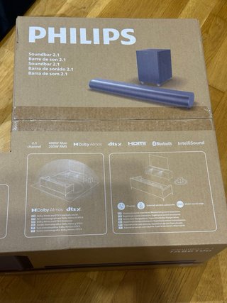 Barra de sonido 2.1 Philips, nueva y precintada