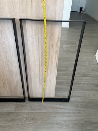 Gambe da tavolo in ferro nero