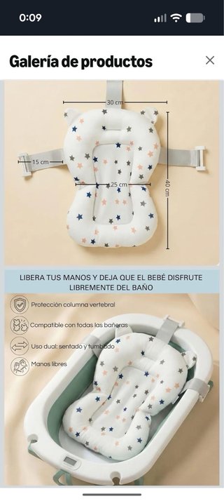 NUEVA Bañera con cambiador Mobiclinic