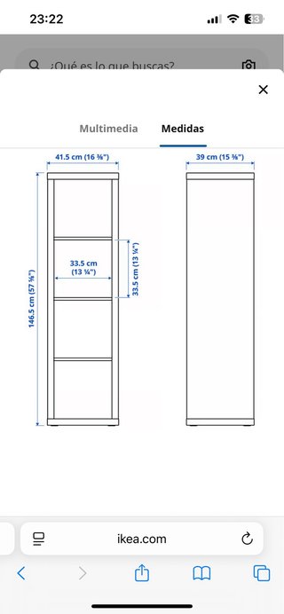 Estantería Blanca Ikea Kallax