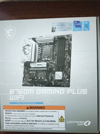 "Todo nuevo" Placa baseMSI B760M GAMING + i512400f