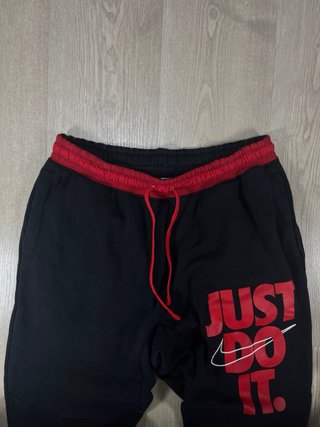Pantalones Nike Just Do It Negro Rojo