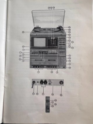 Equipo de música A.R. SYSTEMS ARS-1000TG.