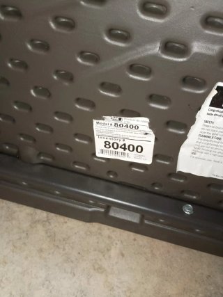 Mesa plegable gris