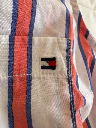 Camicia Tommy Hilfiger S donna righe senza maniche