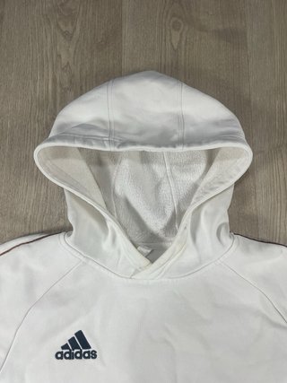 Sudadera Adidas Blanca con Capucha