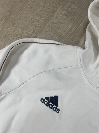 Sudadera Adidas Blanca con Capucha