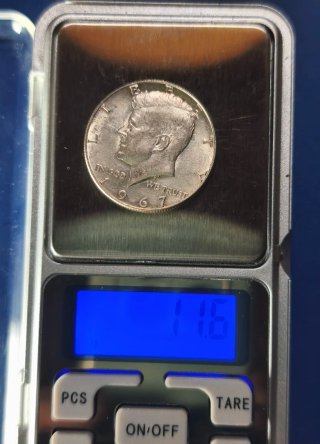 Moneda de Plata Kennedy 1967