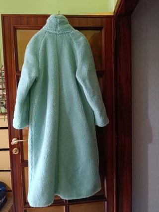 Cappottino Maison Jean verde con argento