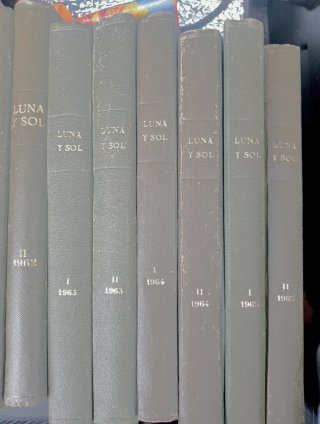 Revistas encuadernadas Luna y Sol antiguas