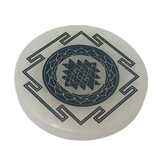 Plato Selenita Limpieza Energética 10 cms
