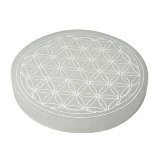 Plato Selenita Limpieza Energética 10 cms