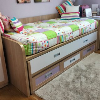 Cama nido con cajones