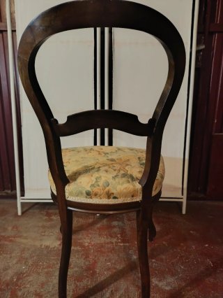 Silla Descalzadora Estilo Isabelino