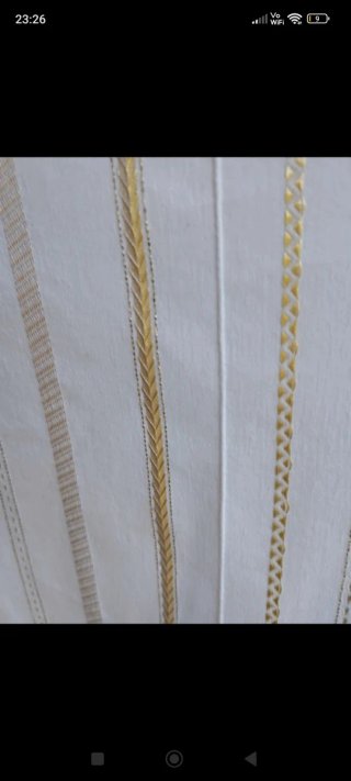 Camisa mujer talla 50 beige rayas