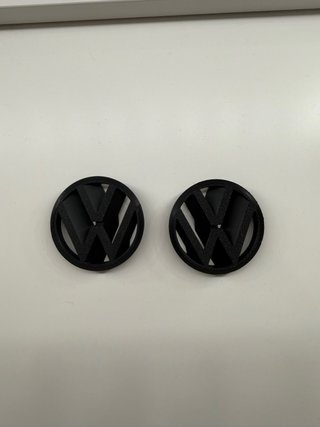 Emblemas VW Negro Mate (2 uds) aire acondicionado