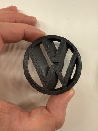 Emblemas VW Negro Mate (2 uds) aire acondicionado