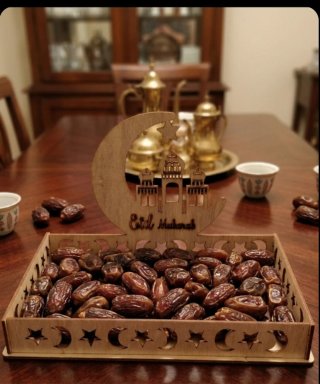Cesta de dátiles Eid Mubarak