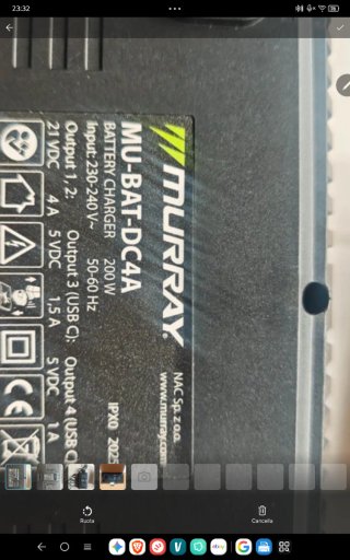 Caricabatterie Doppio Murray 18V/20V