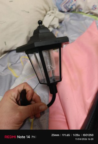 2 Faroles Solares LED Negro
