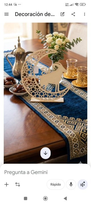 Decoración Eid Luna y Cabra